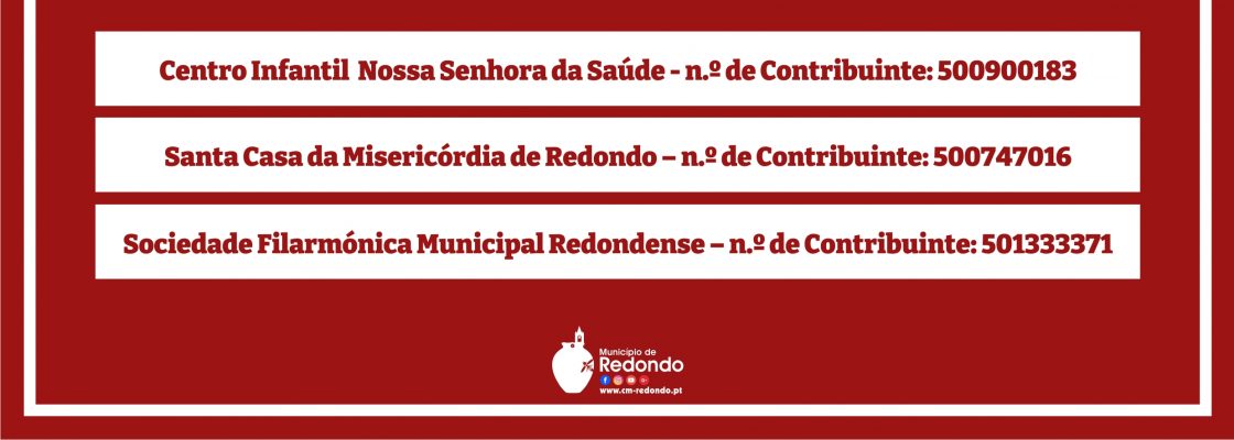 Faça a consignação do seu IRS às instituições do concelho