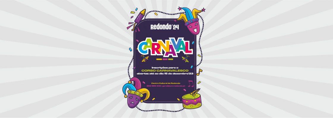 Corso Carnavalesco 2024: Inscrições abertas até dia 15 de dezembro de 2023