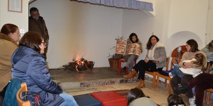 Histórias à lareira aqueceram Biblioteca Municipal de Redondo